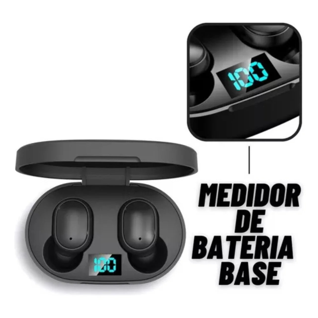 Fones de Ouvido Dual LED Bluetooth 5.0 Airdots