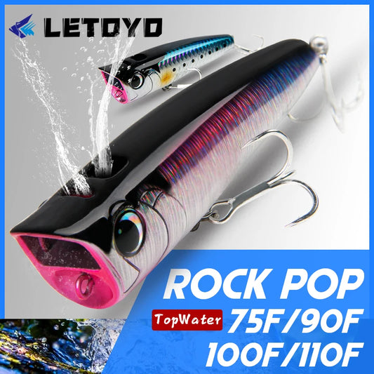 Isca Artificial LETOYO Popper Flutuante - 8.5-30g