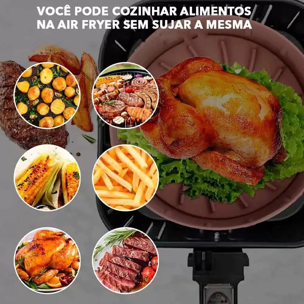 Kit com 6 Capas Protetoras de Silicone para AirFryer