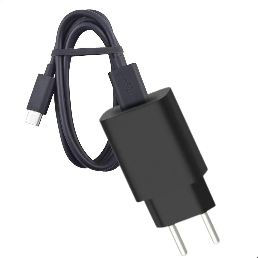 Carregador Turbo Inteligente + V8/Type-C com Cabo Micro USB