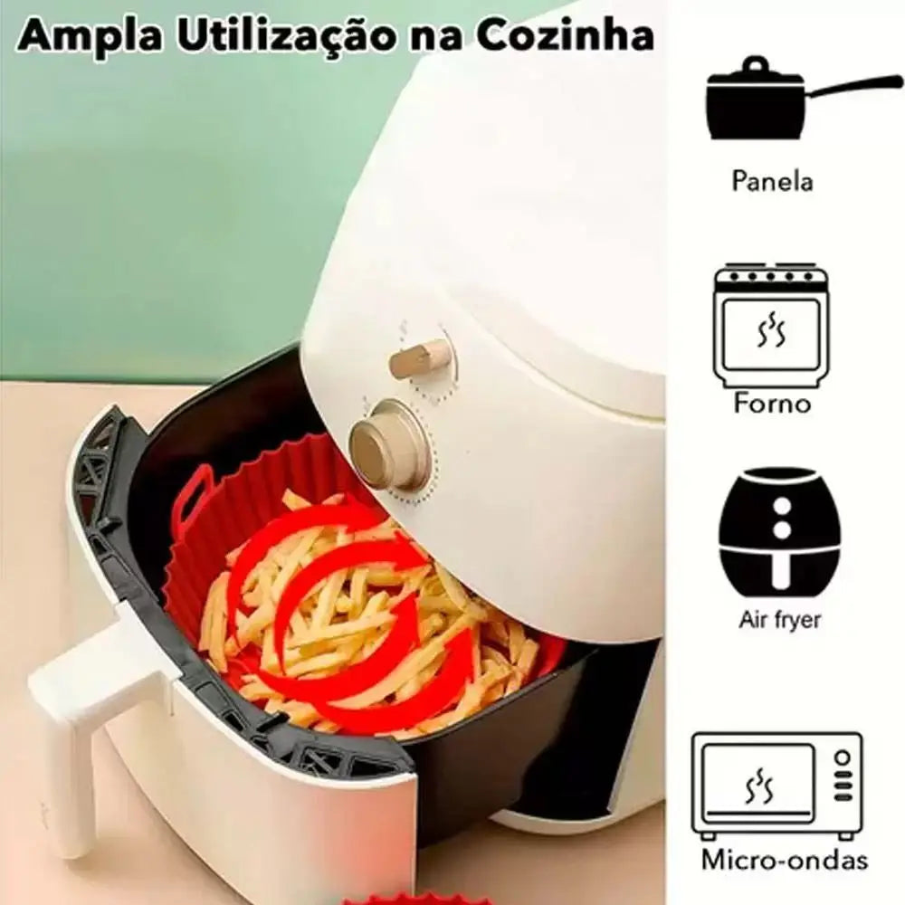 Kit com 6 Capas Protetoras de Silicone para AirFryer