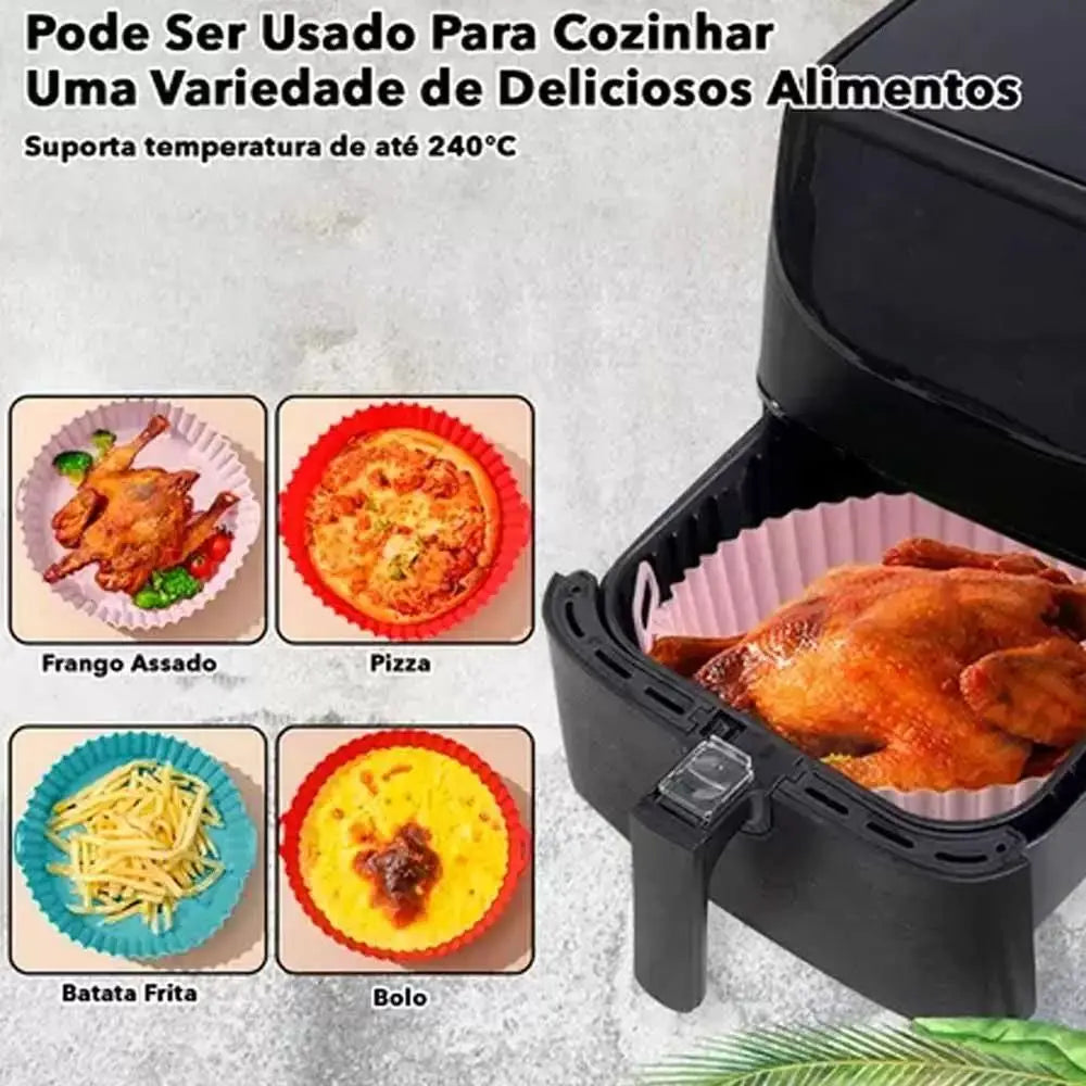 Kit com 6 Capas Protetoras de Silicone para AirFryer