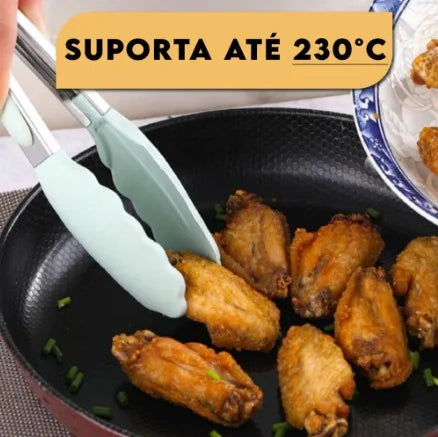 Kit 12 Peças de Utensílios de Cozinha em Silicone com Suporte - Livre de BPA e Antiaderente