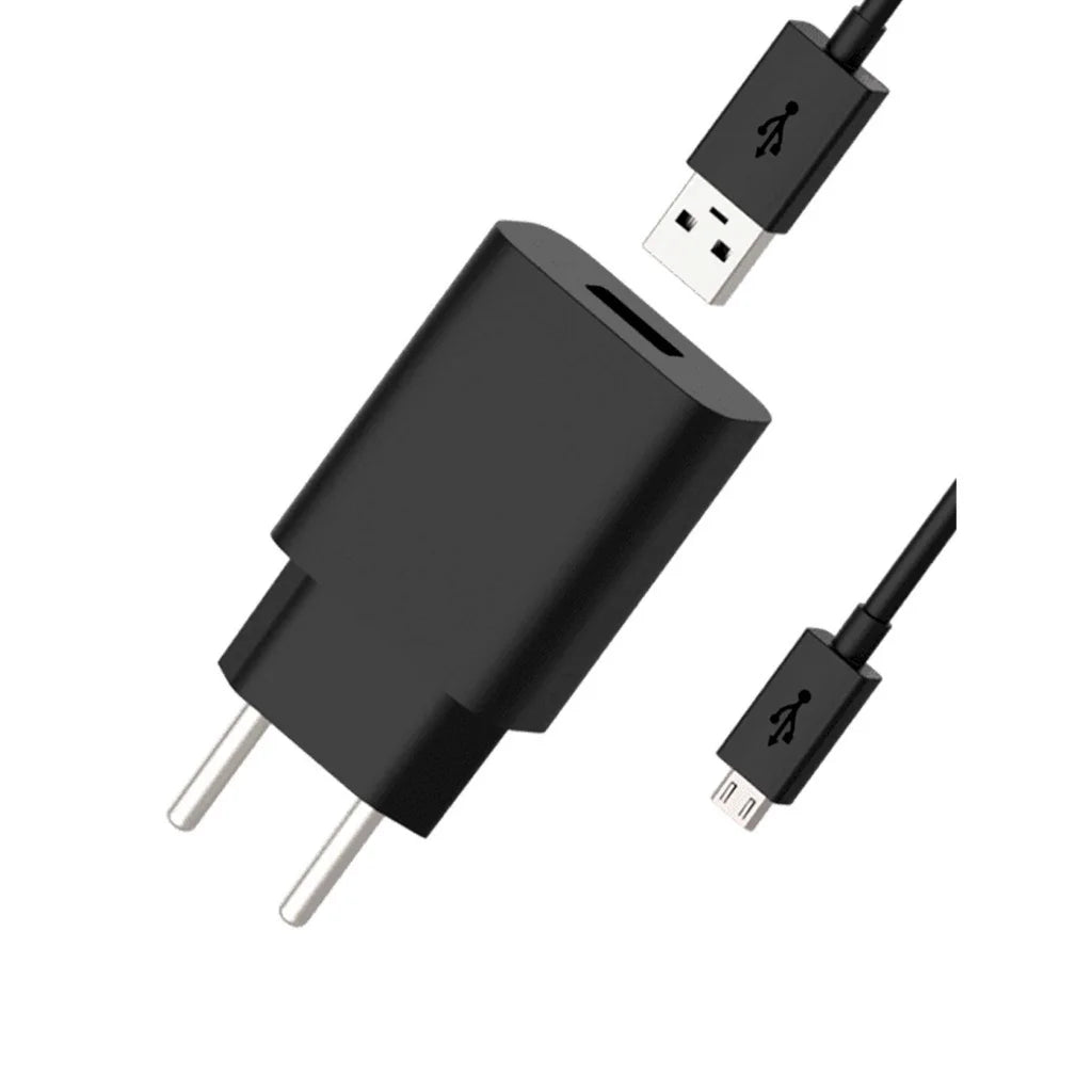 Carregador Turbo Inteligente + V8/Type-C com Cabo Micro USB