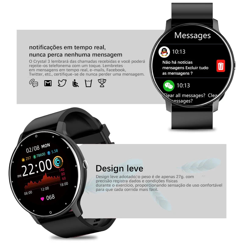 Relógio Smartwatch Masculino LIGE 2023