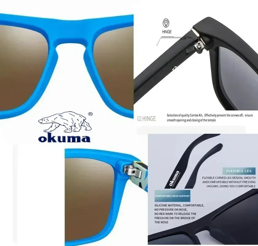 Óculos de Sol Polarizados Okuma UV400 - Para Homens e Mulheres