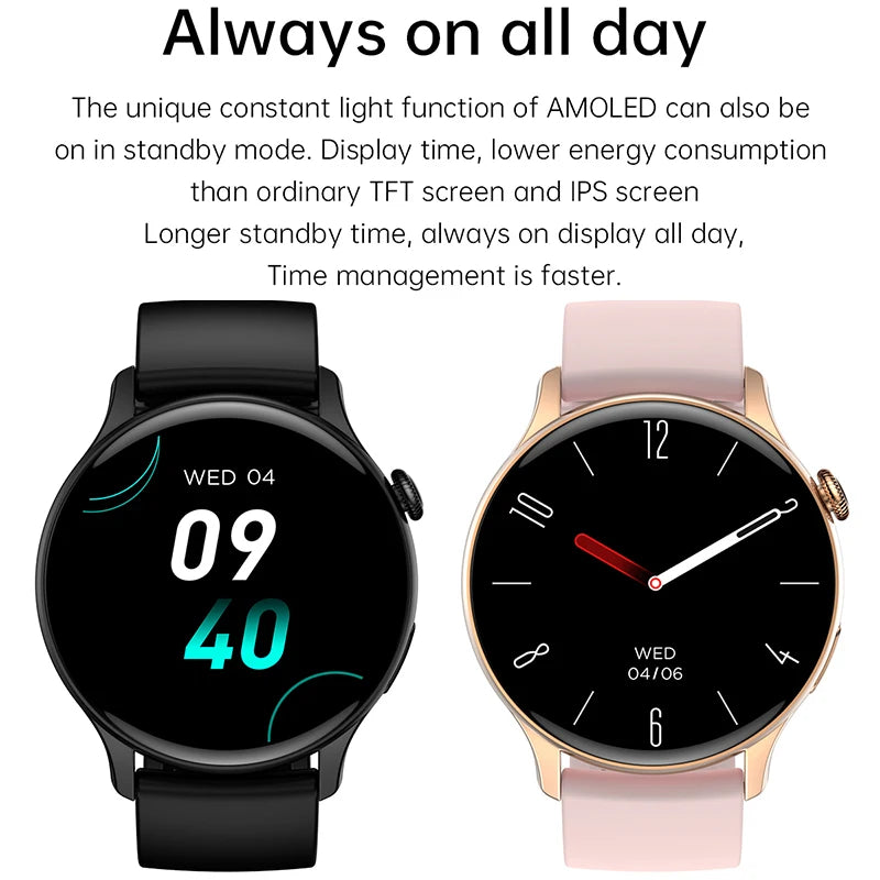 Xiaomi Smartwatch – Relógio Inteligente de Tela Cheia de 1,43 Polegadas com Chamada Bluetooth, Monitor de Frequência Cardíaca e Sono, Modelos Esportivos para Homens e Mulheres