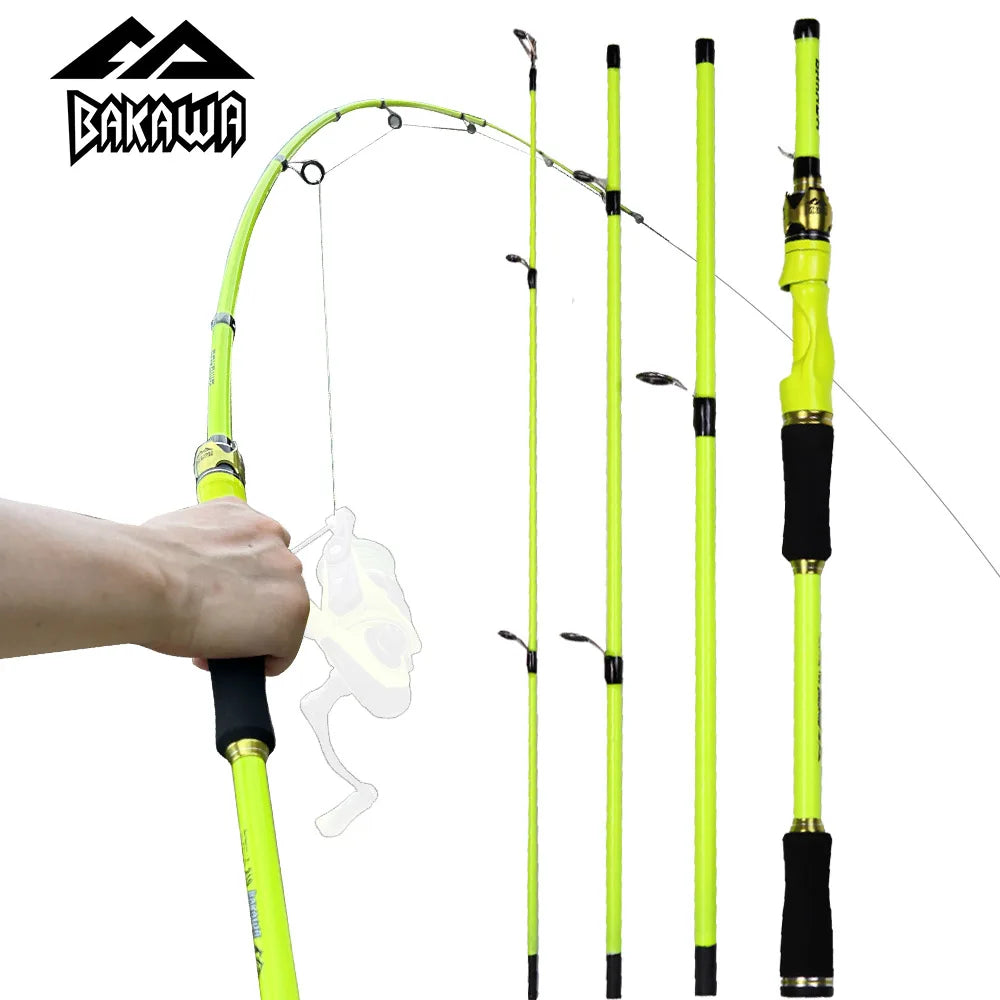 Vara de Pesca BAKAWA Ultralight Portátil - 1.8m/2.1m