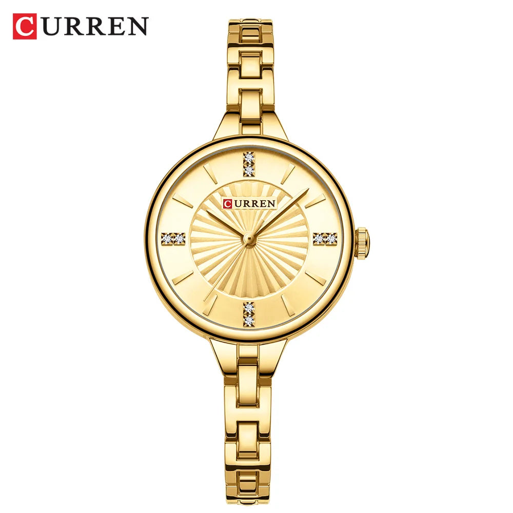 Relógio Feminino CURREN Luxury com Pulseira Magnética