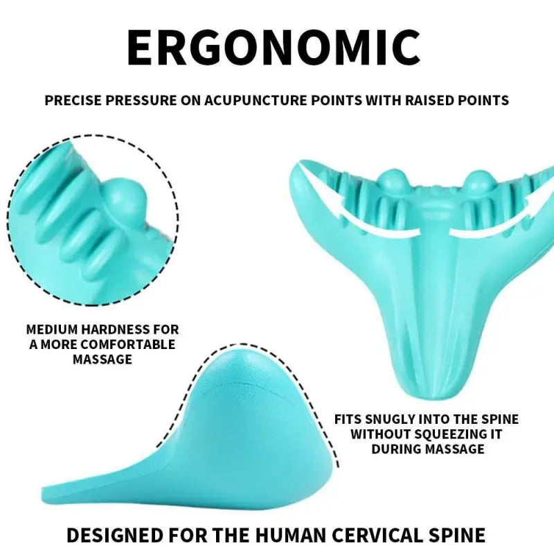 Almofada Massageadora para Alinhamento Cervical e Relaxamento