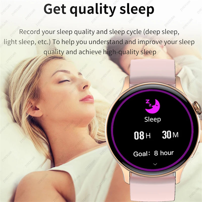 Xiaomi Smartwatch – Relógio Inteligente de Tela Cheia de 1,43 Polegadas com Chamada Bluetooth, Monitor de Frequência Cardíaca e Sono, Modelos Esportivos para Homens e Mulheres